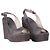 Autre Marque Espadrilles con zeppa Castañer Taupe Grigio - vista 2