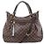 Borsa a tracolla Louis Vuitton Ivorie MM Damier Ebene marrone N41131 Rosso