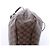 Borsa a tracolla Louis Vuitton Ivorie MM Damier Ebene marrone N41131 Rosso - vista 10