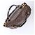 Borsa a tracolla Louis Vuitton Ivorie MM Damier Ebene marrone N41131 Rosso - vista 16