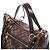 Borsa a tracolla Louis Vuitton Ivorie MM Damier Ebene marrone N41131 Rosso - vista 3