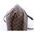 Borsa a tracolla Louis Vuitton Ivorie MM Damier Ebene marrone N41131 Rosso - vista 9