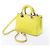 Mini borsa 2Way Diorissimo in pelle Dior gialla - vista 5