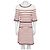 Chanel Kleid mit beige gestreiftem Print - Größe FR36/S gebraucht