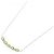 Autre Marque Collana in Peridoto e Diamante Pt900 Pt850 Verde - vista 2