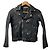 Autre Marque Chaqueta Leather Riders beautiful people Negro