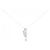 Autre Marque Collana con diamante Au750 Argento