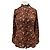 Camicetta Antik Batik floreale arancione in cotone