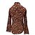 Camicetta Antik Batik floreale arancione in cotone - vista 2