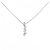 Autre Marque PT850 Platin 0.41CT Diamant Halskette Silber