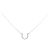 Autre Marque Collana in oro bianco 10K e diamanti Argento