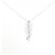 Autre Marque Collana piuma in diamanti e oro bianco Au750 Argento