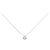 Autre Marque Collana in platino e diamanti Argento