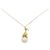 Autre Marque Collana con perle di mare bianche Rabbit e diamanti in Au750 D'oro