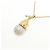Autre Marque Collana con perle di mare bianche Rabbit e diamanti in Au750 D'oro - vista 4