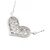 Autre Marque Collana con diamante K14WG Argento - vista 4