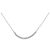 Autre Marque K18WG Diamant Halskette Silber