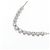Autre Marque K18WG Diamant Halskette Silber - Ansicht 4