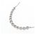 Autre Marque K18WG Diamant Halskette Silber - Ansicht 5
