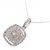 Autre Marque Collana in oro bianco Au750 e diamanti Argento - vista 3