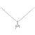 Autre Marque Collana in oro bianco Au750 e diamanti Argento