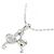 Autre Marque Collana in oro bianco Au750 e diamanti Argento - vista 3