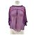 Isabel Marant Etoile Top transparente con estampado Púrpura