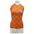 Top de cuadros naranja Marciano Marcia