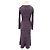 Vestido de punto de algodón lila Sessun Púrpura - vista 2