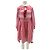 Abito in cotone rosa e rosso Antik Batik