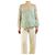 Zimmermann Top de encaje menta - talla UK 14 Verde