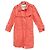 See By Chloé Trench in cotone e lino color corallo