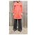 See By Chloé Trench in cotone e lino color corallo - vista 2
