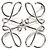 Broche Loewe Silver Anagram 111.25.020 Plata