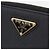 Cartera bi-fold Prada Saffiano de cuero negro - vista 6