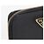 Cartera bi-fold Prada Saffiano de cuero negro - vista 7