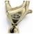 Collana Chanel A22K Gold CC Logo Cube D'oro  - vista 9