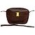 Borsa a tracolla pochette in pelle con logo hardware Vara Salvatore Ferragamo Marrone