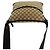 Bolsa de ombro GUCCI em lona monograma GG e couro perfurado Marrom Bege - vista 4
