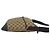 Bolsa de ombro GUCCI em lona monograma GG e couro perfurado Marrom Bege - vista 6