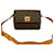 Céline CELINE Borsa a tracolla mini Macadam Blazon Marrone