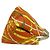 Borsa Tote in tela Prada Canapa con placca logo triangolare Beige Arancione - vista 6