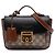 Borsa Gucci Beige Mini GG Supreme e pelle di vitello Padlock Flap Pocket