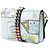 Prada Elektra Clutch aus weißem Leder mit Comic-Print und Nieten - Ansicht 2