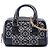 LOEWE Borsa Amazona in tela Anagram Nano nera Nero
