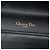 Dior Black Medium Studded Lambskin Diorama Flap Nero - vista 5
