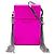 Mini borsa a tracolla smoking in seta rosa Saint Laurent