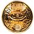 Orecchini a clip rotondi con logo Chanel placcati oro D'oro - vista 4