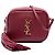 Borsa Blogger Monogram in pelle di vitello rossa Saint Laurent Rosso Bordò