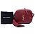 Borsa Blogger Monogram in pelle di vitello rossa Saint Laurent Rosso Bordò - vista 7